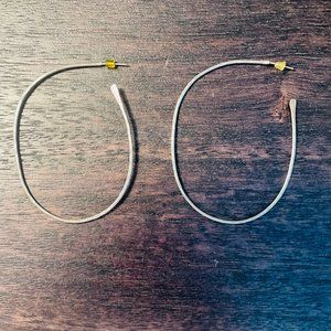 Sterling Silver Melissa Joy Manning Hoops